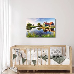 Tablou cu mori din Olanda (90x60 cm)