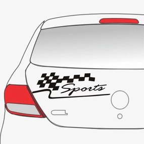 Sticker auto Sports