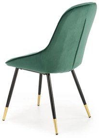 Scaun K437 Velvet Verde – l49 x A55 x h88 cm
