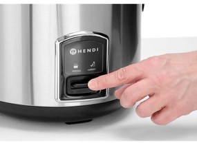 Aparat de gătit orez negru/argintiu – Hendi
