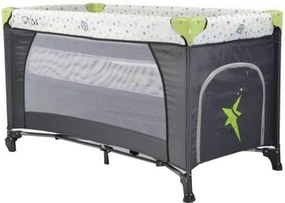 Patut pliant transformabil in tarc copii NOVOKIDS™ Little Star NEST, 60X120 cm, 2 Niveluri, Pliabil, Cu geanta transport inclusa, Fermoar acces