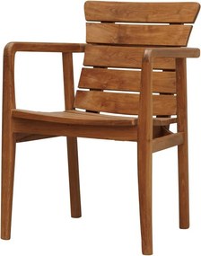 Scaun de exterior din lemn de tec „Lisbonne”, H 87 cm