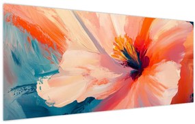 Tablou - Floare pictată (120x50 cm)