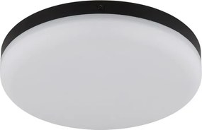 Mini Plafoniera LED design circular MATTHEW negru