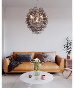 ByRydens 4202230-4500 - Lustră suspendată pe cablu DELUXE 4xE14/5W/230V gri/fumuriu