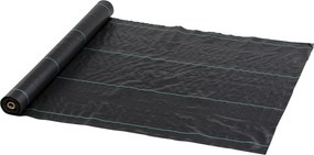 Outsunny Plasă pentru Mulcire Permeabilă și Anti-UV din Polipropilena, pentru Grădină și Curte, 100x1 m, Negru | Aosom Romania