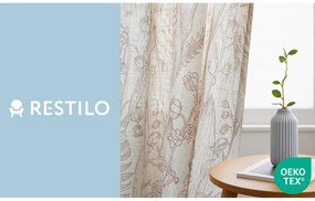 Draperie bej/maro deschis 135x250 cm Selvetia – Restilo