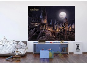 Fototapetă pentru copii Harry Potter Hogwarts Moon252 x 182 cm, 4 părți