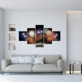 Tablou cu artificii (125x70 cm), în 40 de alte dimensiuni noi