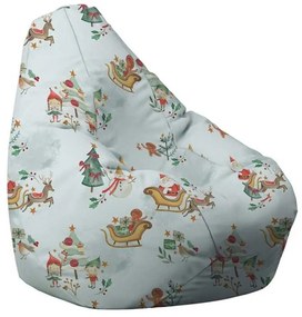 Fotoliu Nirvana Hobbit Pufrelax, Material Impermeabil - Santa's Coming To Town