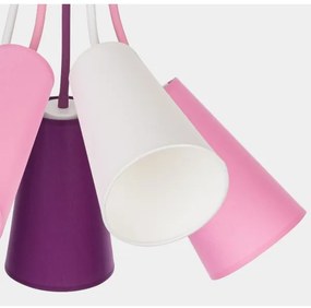 Lustră pentru copii WIRE KIDS 5xE27/15W/230V