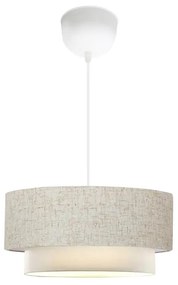 Lustra Nissya Textil Crem 30x15 cm