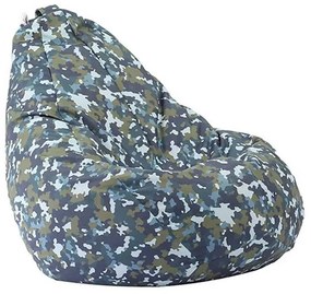 Fotoliu Nirvana Hobbit Pufrelax, Material Impermeabil - Camuflaj Fortele Aeriene