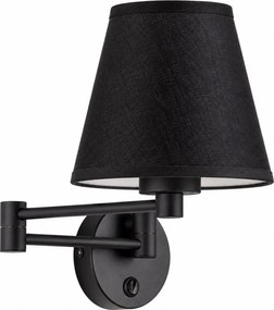 BRILAGI - Aplică de perete NUBILA 1xE27/15W/230V neagră