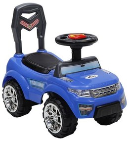 Masinuta cu functie de trotineta fara pedale NOVOKIDS™ Tiger Rider , Cu melodii si lumini, maxim 20 kg , Pentru interior si exterior, Model Offroad,