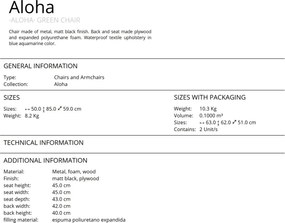 Scaun design modern Aloha SV-851973
