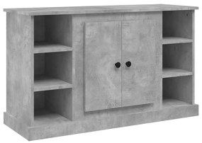 816444 vidaXL Servantă, gri beton, 100x35,5x60 cm, lemn prelucrat