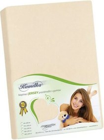 Bellatex Jersey ceară de pat crem, 120 x 200 cm