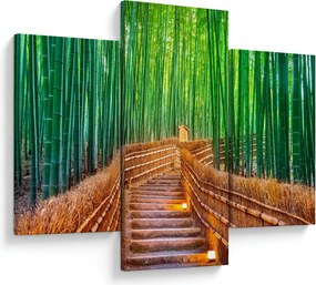 Tablou - Pădure de bambus japoneză (90x60 cm)