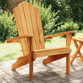 4008081 vidaXL Scaun Adirondack de grădină, 77x78x95 cm, lemn masiv de tec