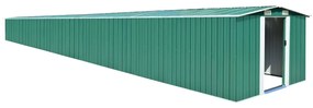 Casuta de gradina metalica,250 x 990 cm,usi duble glisante,Verde