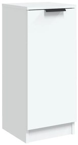 811133 vidaXL Servantă, alb, 30x30x70 cm, lemn compozit