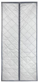 Draperie gri/argintie termoizolantă 80x200 cm cu prindere la ușă – Maximex