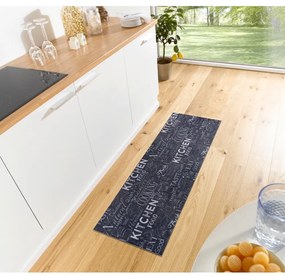 Covor negru de tip traversă 50x150 cm Wild Kitchen Board – Hanse Home