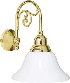 Aplica de perete stil traditional din alama Victorian