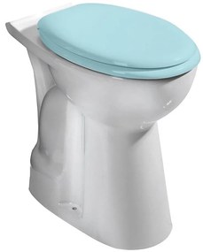Creavit - Vas WC combinat fără bariere, evacuare pe pardoseală, ceramică, alb