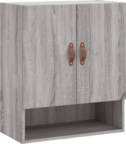 vidaXL Dulap de perete, gri sonoma, 60x31x70 cm, lemn compozit