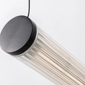 Lustra LED smart cu telecomanda COMO titan periat