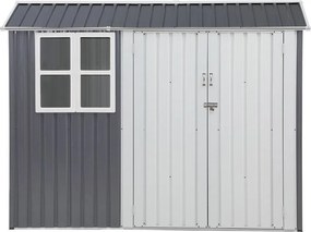 Căsuță de grădină Avenberg NORMAN 2,45 × 1,75 m, GRI/ALBĂ