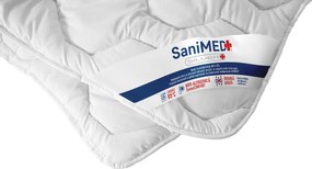 Pilota Alcam, SaniMed® 180x200 cm, microfibra matlasata hipoalergenica, 250g/mp umplutura cu tratament SILVERPLUS®