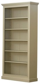 Biblioteca, verde, din lemn de pin cu aspect vintage, single, Lyon