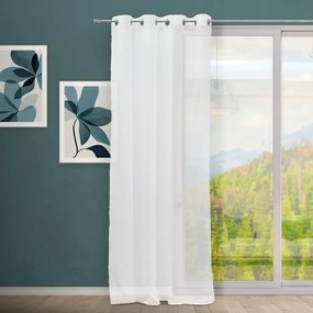 Perdea albă din amestec de in 140x260 cm Fifties – Casa Selección