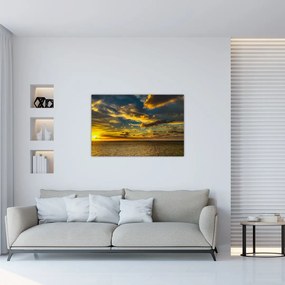 Apus de soare la mare (90x60 cm)