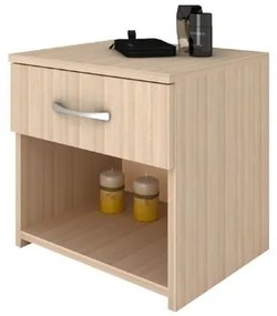 Noptiera haaus Remi, 1 Sertar, Ulm Deschis, 40 x 35 x 40 cm