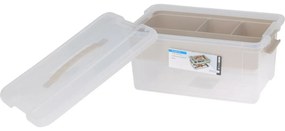 Soluții de depozitare Cutie de depozitare dinplastic cu inserție 9 l, 35 x 23 x 17 cm