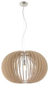 Eglo 95042 - Lustră suspendată STELLATO, 1xE27/60W/230V, diam. 70 cm, bej