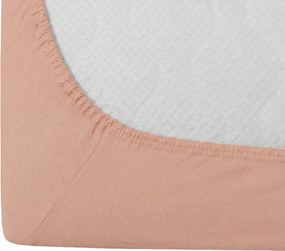 Cearsaf Jersey BASIC piersic 90 x 200 cm