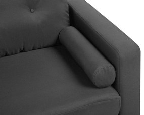 Canapea 2 locuri Kolding (gri închis) . 1008744