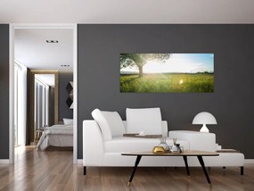 Tablou cu lunca în vară (120x50 cm)