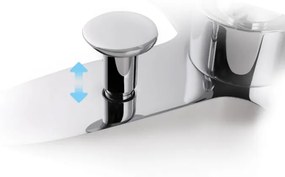 Baterie cada inox cu furtun, suport si para de dus, Genius Foglia