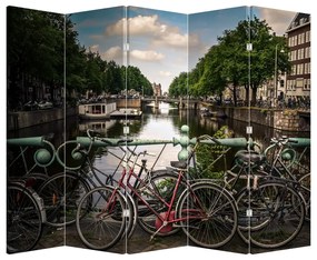 Paravan - Bicicleta în oraș (210x170 cm)
