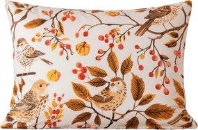 Husa de perna din microfibra BIRDS PUMPKIN 50x70 cm, maro