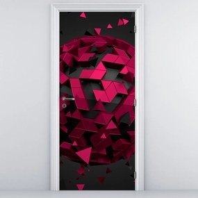 Fototapet pentru ușă - 3D abstract (95x205cm)