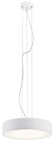 Lustra LED suspendata design circular DARLING 45cm alba