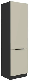 Dulap de bucătărie pentru alimente Arikona 60 DK 210 2F (cashmir + negru . 1097065