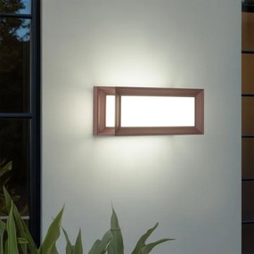 Brilagi - Aplica LED de exterior cu senzor PARKER LED/12W/230V, maro, IP44